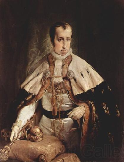 Francesco Hayez Portrat des Kaisers Ferdinand I. von osterreich. Spain oil painting art